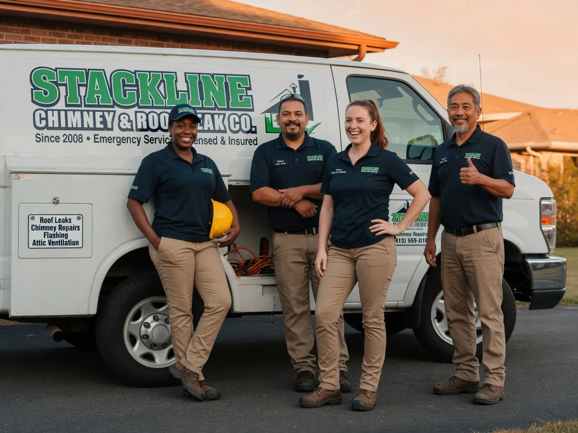Chimney flashing repair company in Stilwell, OK